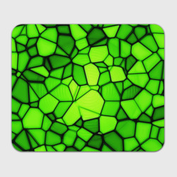 Прямоугольный коврик для мышки Зеленая мозаика