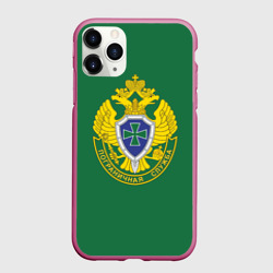 Чехол для iPhone 11 Pro матовый Пограничная служба зеленый