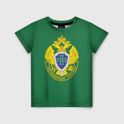 Детская футболка 3D Пограничная служба зеленый