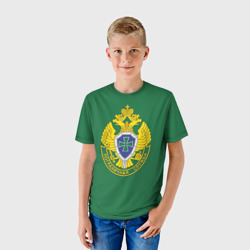 Детская футболка 3D Пограничная служба зеленый - фото 2