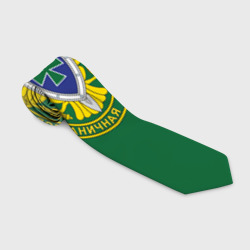 Галстук 3D Пограничная служба зеленый