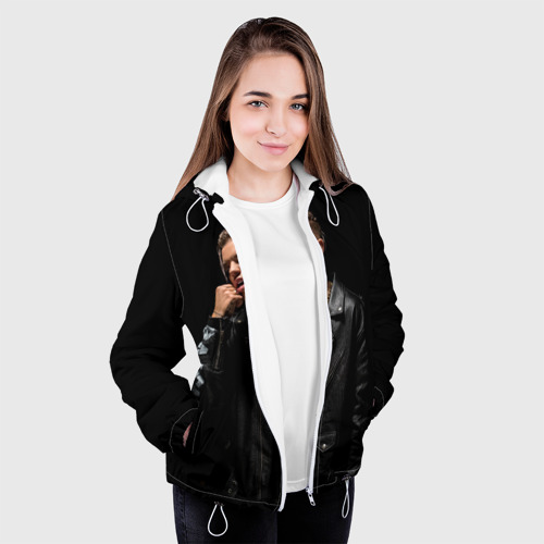 Женская куртка 3D Сайонара бой, цвет белый - фото 4