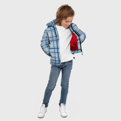 Зимняя куртка для мальчиков 3D Тренер, цвет красный - фото 5