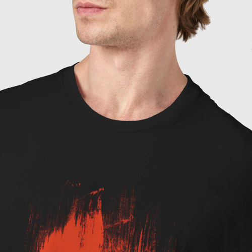 Мужская футболка хлопок Серп и молот и звезда, цвет черный - фото 6