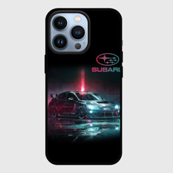 Чехол для iPhone 13 Pro Субару Subaru STI +Спина