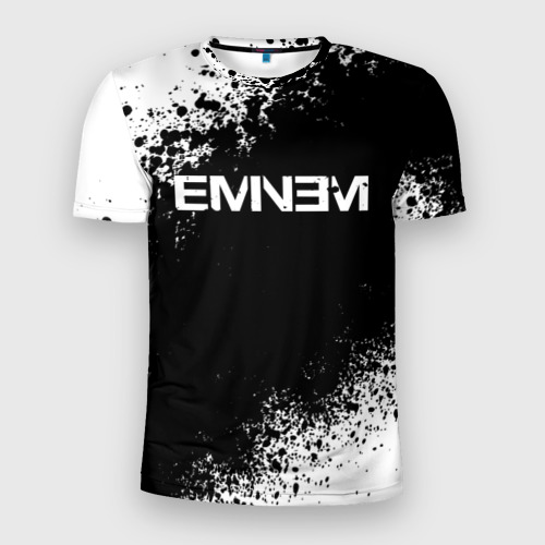 Мужская футболка 3D Slim EMINEM | ЭМИНЕМ (Z)