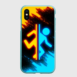 Чехол для iPhone XS Max матовый Portal портал