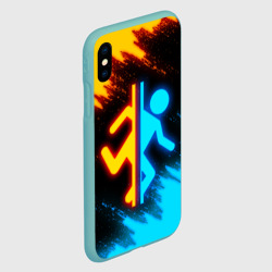 Чехол для iPhone XS Max матовый Portal портал - фото 2