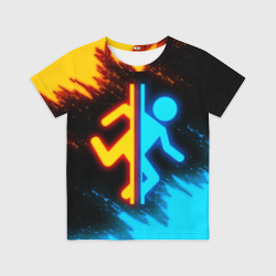 Детская футболка 3D Portal портал
