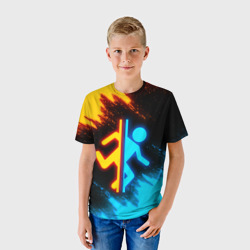 Детская футболка 3D Portal портал - фото 2