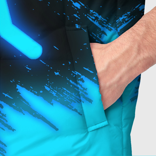 Мужской жилет утепленный 3D Portal портал, цвет светло-серый - фото 6