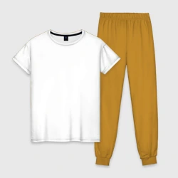 Женская пижама с белой футболкой хлопок Evanescence