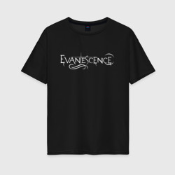 Женская футболка хлопок Oversize Evanescence