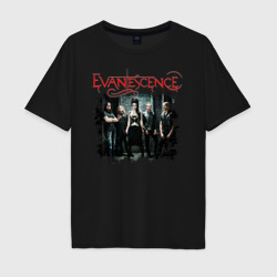 Evanescence Amy Lynn – Мужская футболка хлопок Oversize с принтом купить со скидкой в -16%