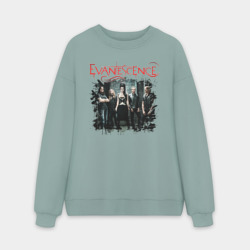 Мужской свитшот oversize без начеса хлопок Evanescence Amy Lynn