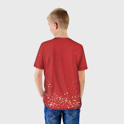 Детская футболка 3D Годзилла проглот, цвет 3D печать - фото 4