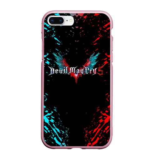 Чехол для iPhone 7Plus/8 Plus матовый Devil May Cry, цвет розовый