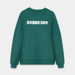 Мужской свитшот oversize без начеса хлопок GreenDay ГринДей