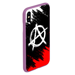 Чехол для iPhone XS Max матовый Анархия anarchy - фото 2