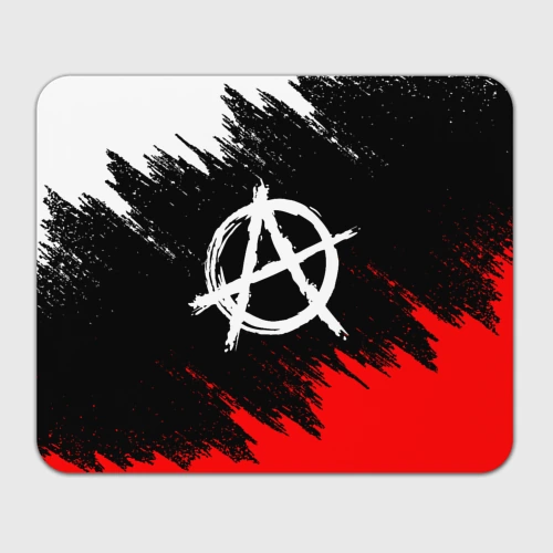 Прямоугольный коврик для мышки Анархия anarchy