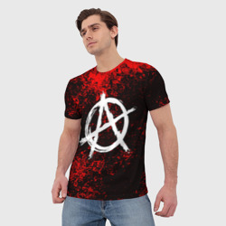 Мужская футболка 3D Анархия anarchy - фото 2