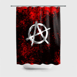 Штора 3D для ванной Анархия anarchy