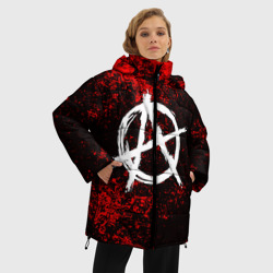 Женская зимняя куртка Oversize Анархия anarchy - фото 2