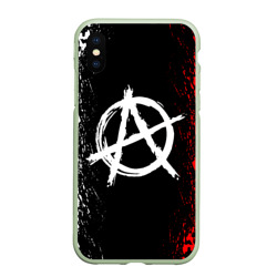 Чехол для iPhone XS Max матовый Анархия anarchy