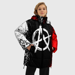 Женская зимняя куртка Oversize Анархия anarchy - фото 2