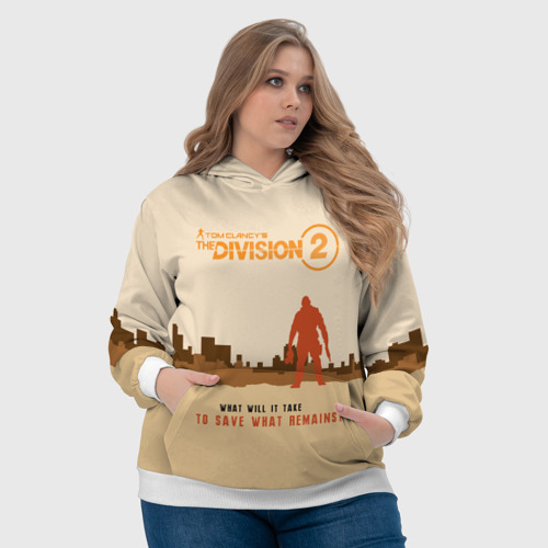 Женская толстовка 3D Tom Clancy's The Division 2, цвет 3D печать - фото 6