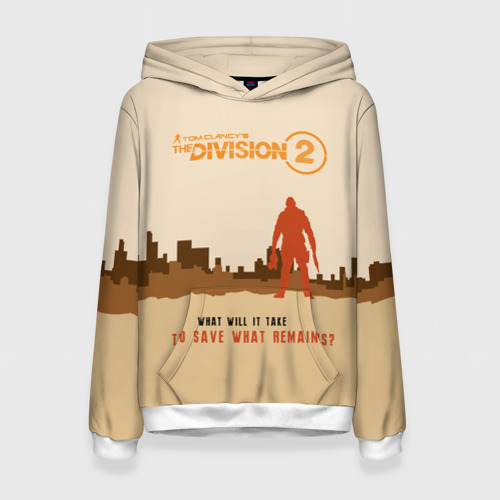 Женская толстовка 3D Tom Clancy's The Division 2, цвет 3D печать