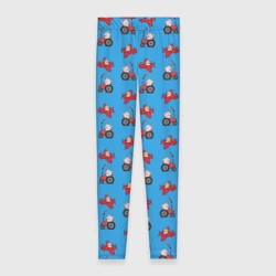 Леггинсы 3D Поросенок Пётр паттерн