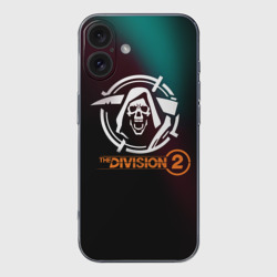 Чехол для iPhone 16 силиконовый с защитой камеры The Division 2 Logo