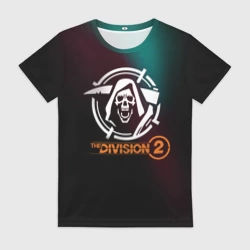 Женская футболка 3D The Division 2 Logo