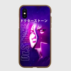 Чехол для iPhone XS Max матовый Доктор Стоун