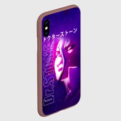 Чехол для iPhone XS Max матовый Доктор Стоун - фото 2