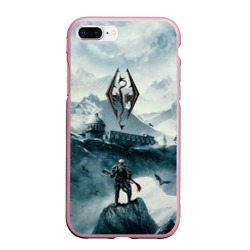 Чехол для iPhone 7Plus/8 Plus матовый Skyrim Warrior