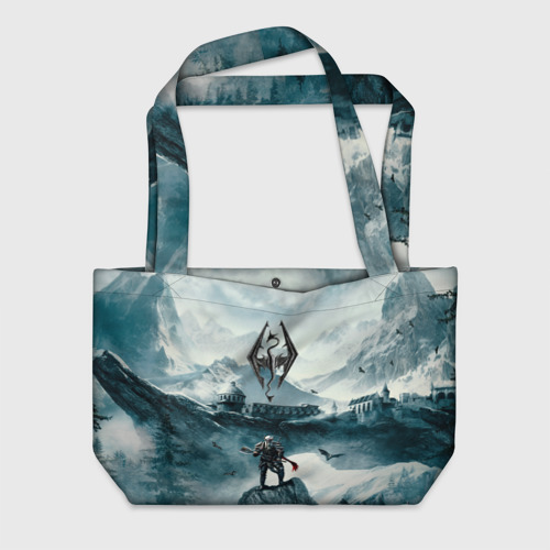 Пляжная сумка 3D Skyrim Warrior