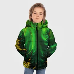 Зимняя куртка для мальчиков 3D Geometry color - фото 2