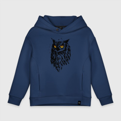 Детское худи Oversize хлопок Сова