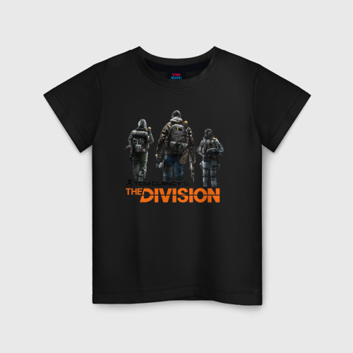 Детская футболка хлопок The Division 2, цвет черный