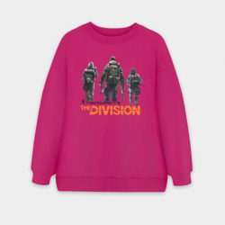 Женский свитшот oversize без начеса хлопок The Division 2