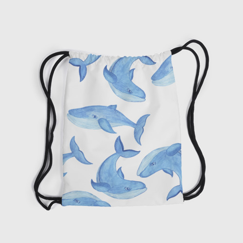 Рюкзак-мешок 3D Косяк китов - фото 6