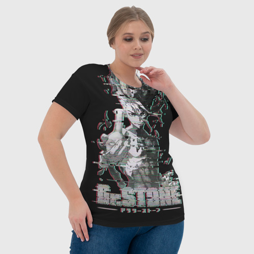 Женская футболка 3D Доктор Стоун, цвет 3D печать - фото 6