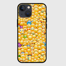 Чехол для iPhone 13 mini Смайлики Emoji