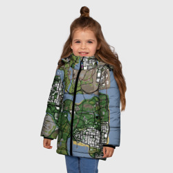 Зимняя куртка для девочек 3D San Andreas - фото 2
