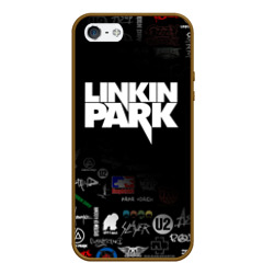 Чехол для iPhone 5/5S матовый Linkin Park Линкин Парк