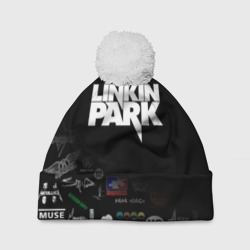 Шапка 3D c помпоном Linkin Park Линкин Парк