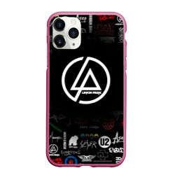 Чехол для iPhone 11 Pro Max матовый Linkin Park rock logo