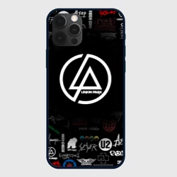 Чехол для iPhone 12 Pro Linkin Park rock logo